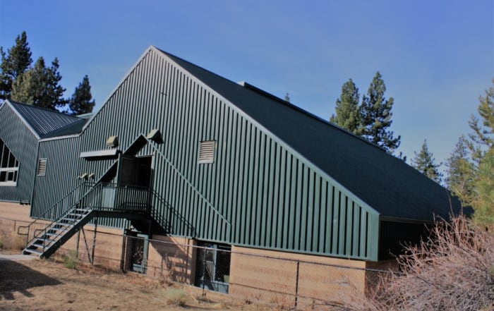 Kahle Center Lake Tahoe roof line after renovation