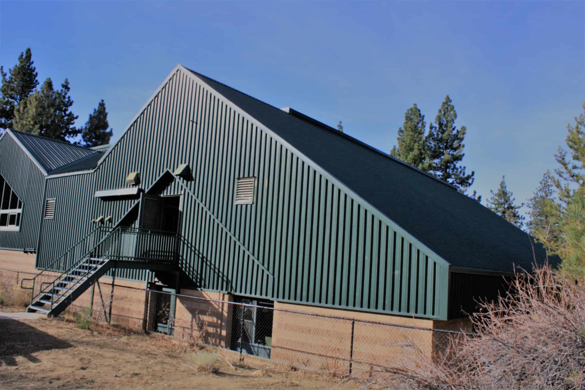 Kahle Center Lake Tahoe roof line after renovation